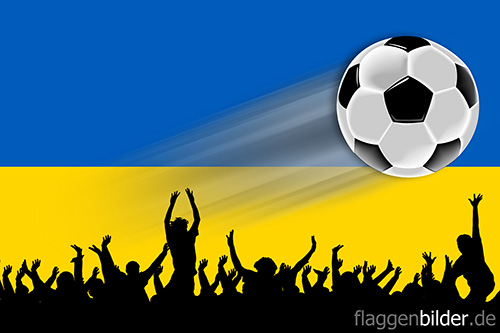 ukraine_fussball-fans.jpg von 123gif.de Download & Grußkartenversand