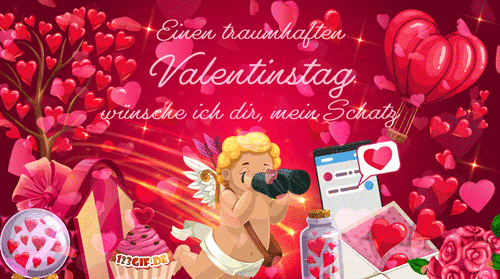Valentinstagsgrusskarten von 123gif.de
