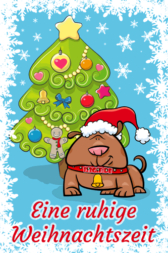 weihnachtszeit-hund-0552.gif von 123gif.de Download & Grußkartenversand