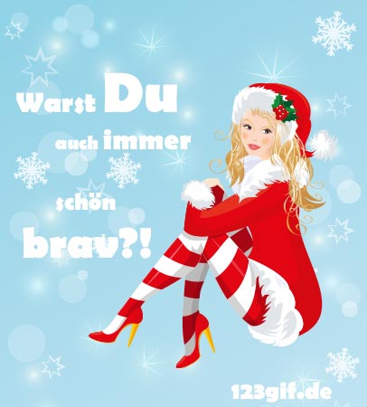 Weihnachtsfrau von 123gif.de