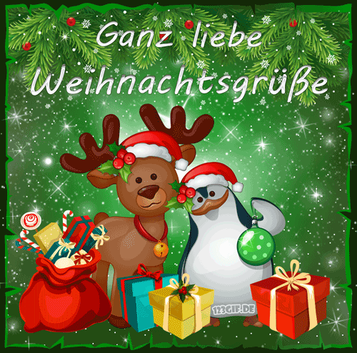 Weihnachtsgrüße von 123gif.de